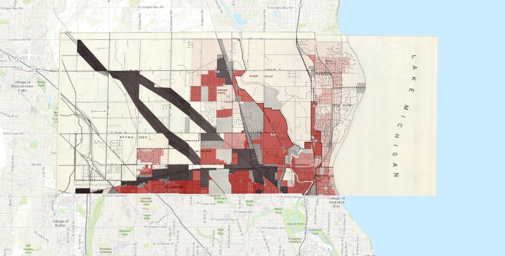 Example of stitched atlas sheets in Allmaps Viewer