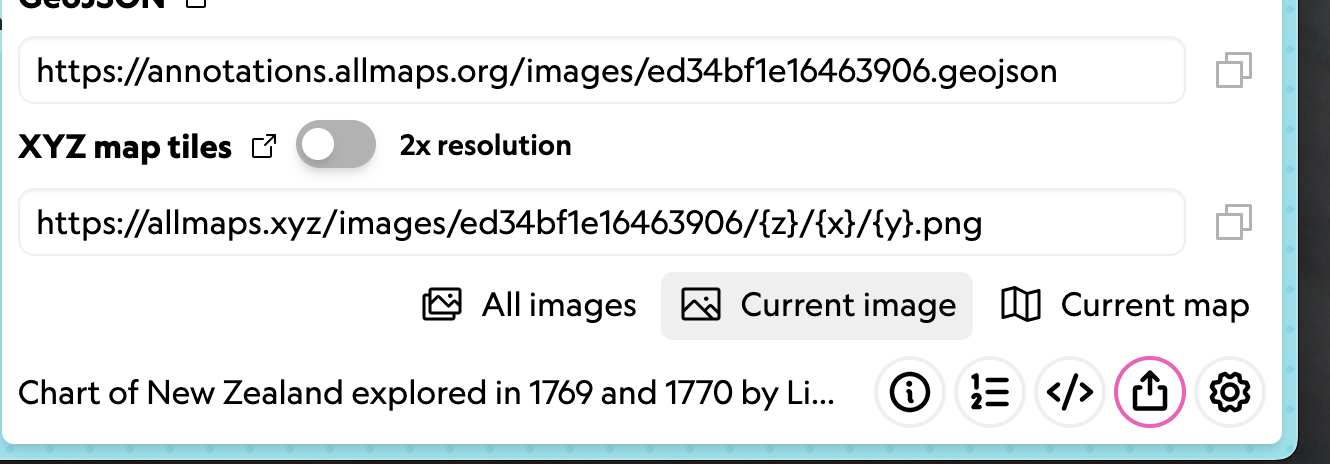 Where to find the tile URL